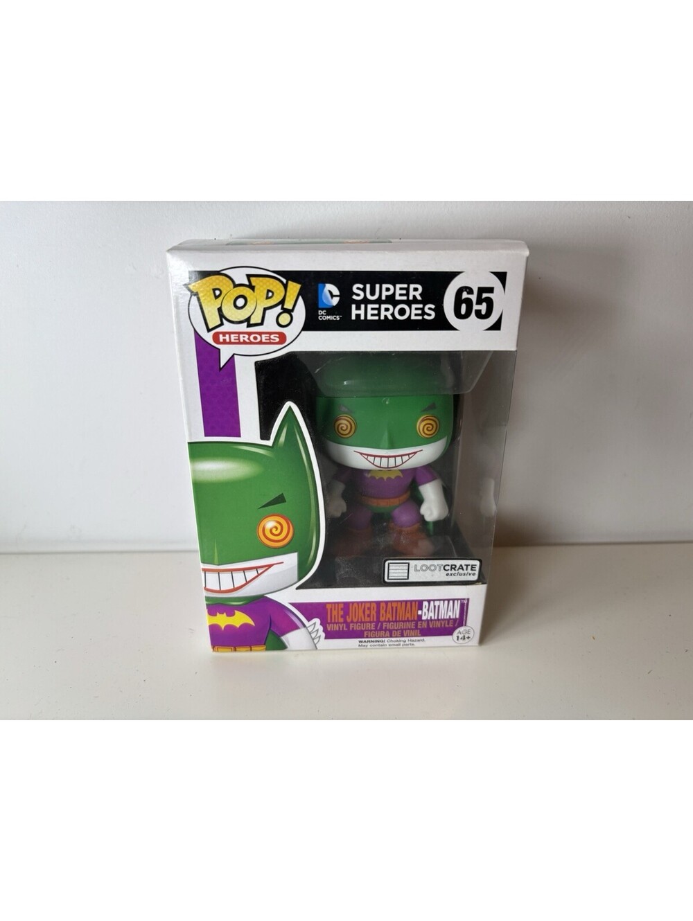 Loot Crate Exclusive Joker Batman Batman Funko Pop Vinyl Figure New In Box
